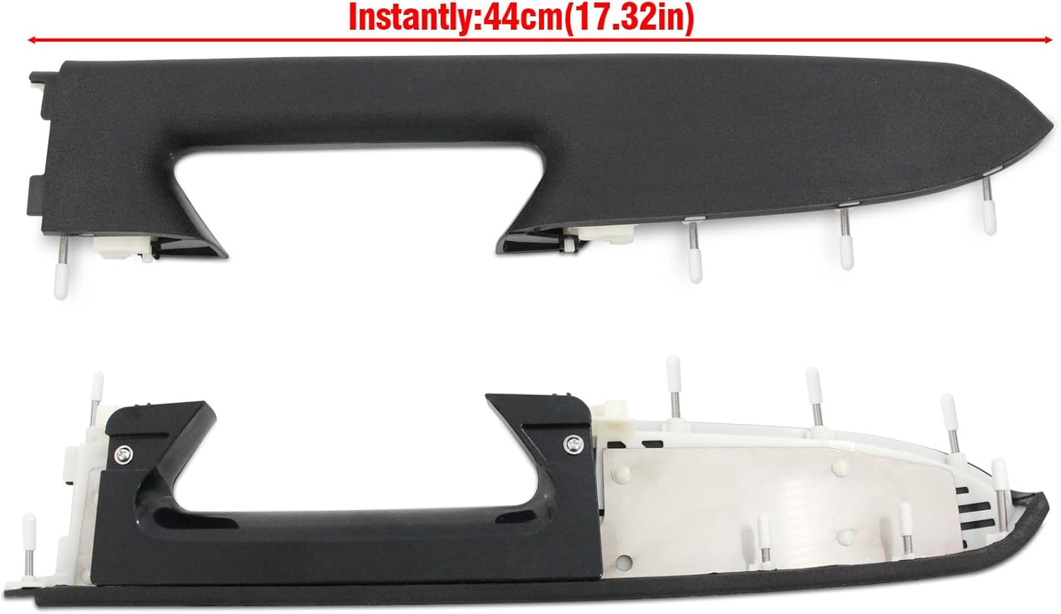 Black Front Left Driver Side Armrest Repair Kit Compatible for Chevy Silverado and GMC Sierra 1500 2500HD 3500HD 2010-2014 Door Panel Replace 22818465