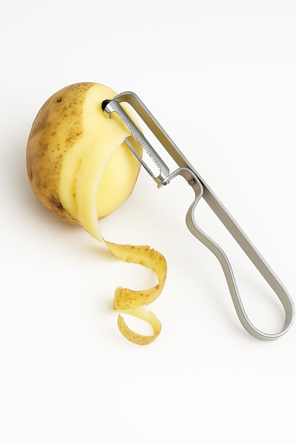 Busstier Lüks Yan Soyacak, Sebze, Domates, Patates Soyacağı, Paslanmaz Çelik Ergonomik Mutfak Soyacağı, Meyve ve Sebze İçin Dayanıklı Soyacak, Kolay Temizlenebilir Soyma Aleti