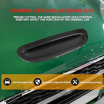 Amazon | HEINMOカーフードボンネットスクープエアベントカバー