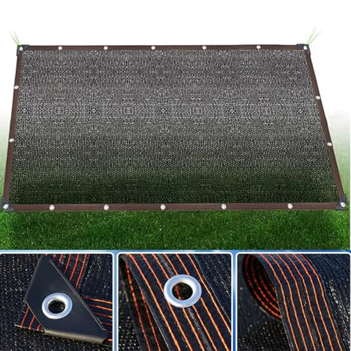 Pare-soleil noir avec œillets 700x1000 cm pour balcon et véranda - 4