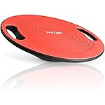 Yes4All Plastic Wobble Balance Board-Round Balance Trainer Board, Wobble Board for Standing Desk, Core Training, Home Gym Workout