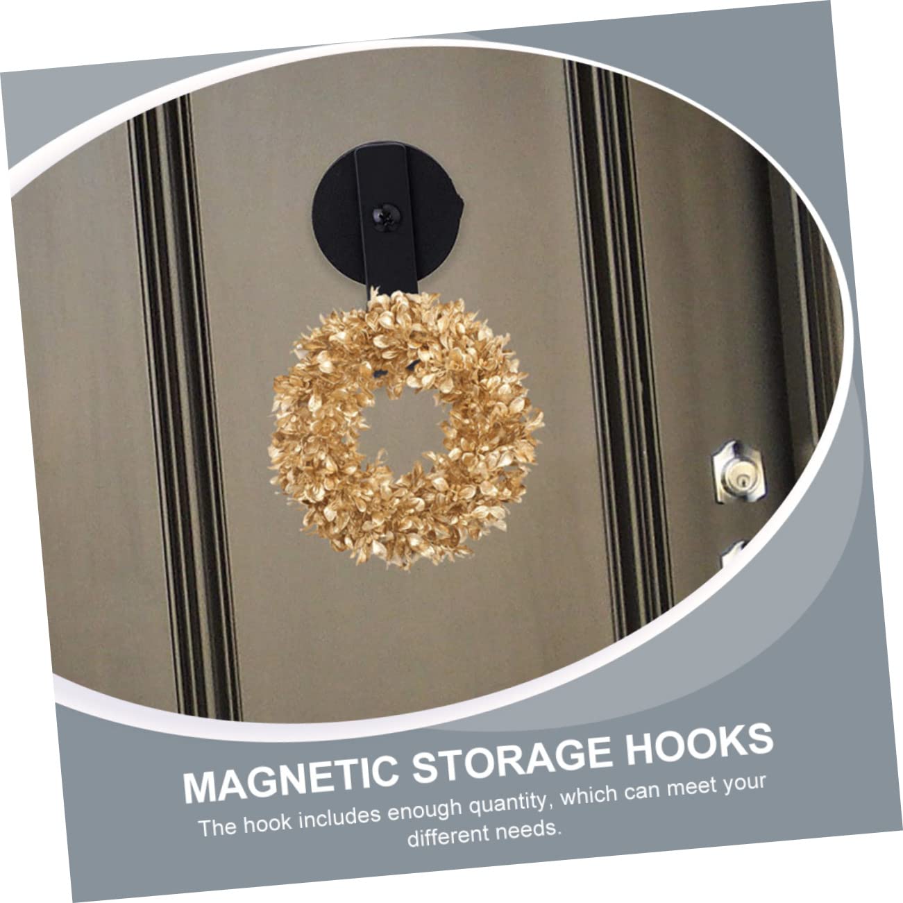 SOLUSTRE 6stücke Magnetische Wreath Hooks Für Einfache Wandmontage Multifunktionale Aufbewahrungshaken Für Zuhause Geeignet Für Dekorationen Und Feste