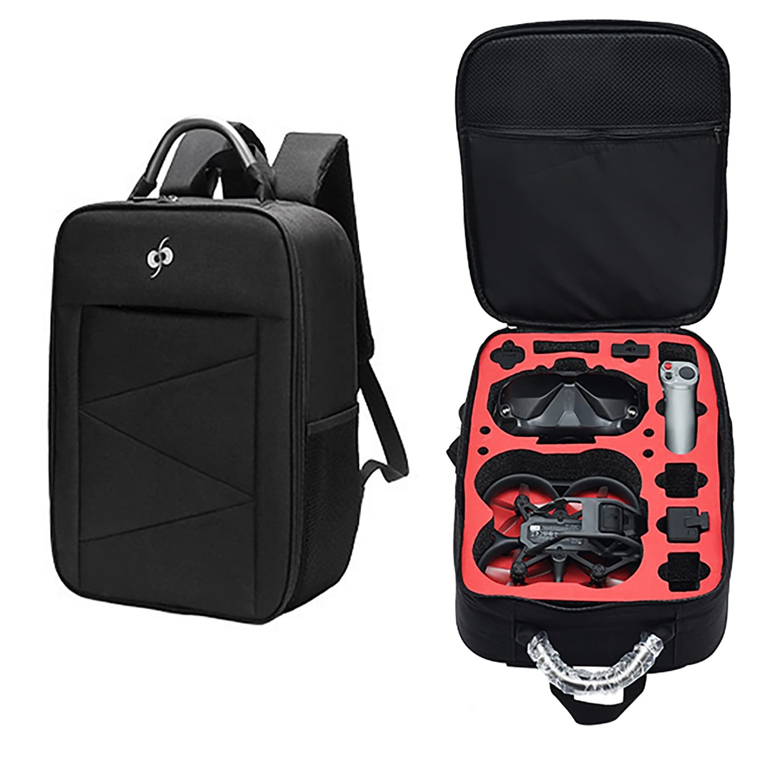 Sac De Transport Rigide Pour Drone DJI NEO 2 Et Lunettes GOGGLES N3 - Sac à Dos Portable, Rangement Organisé