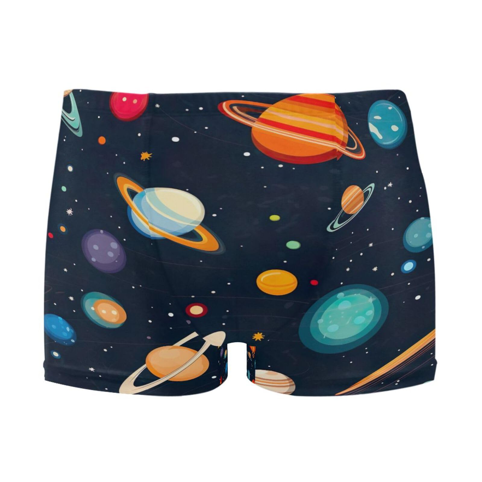 UMIRIKO Mens Swimwear Space Planet Galaxy Short Swim Trunks Square Leg Swimsuit Bathing Suits for Men L 202a0393