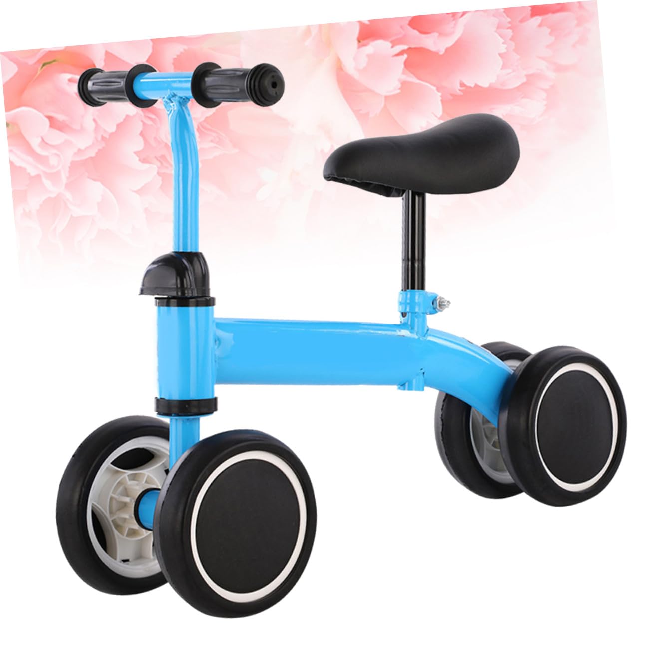 Draisienne 4 Roues en Acier au Carbone et Eva pour Garçon et Filles