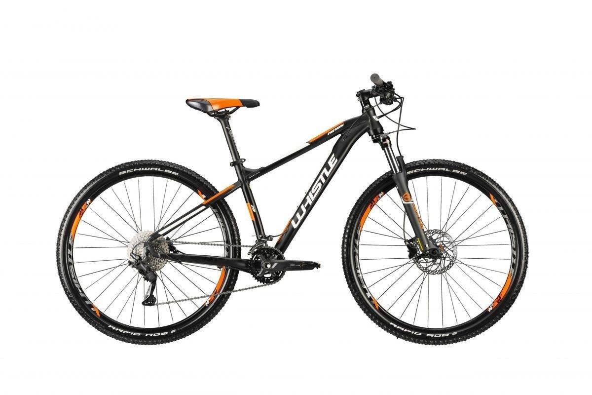 WHISTLE Bicicleta de montaña modelo 2021 PATWIN 2160 29" Medida S Color Negro/Naranja