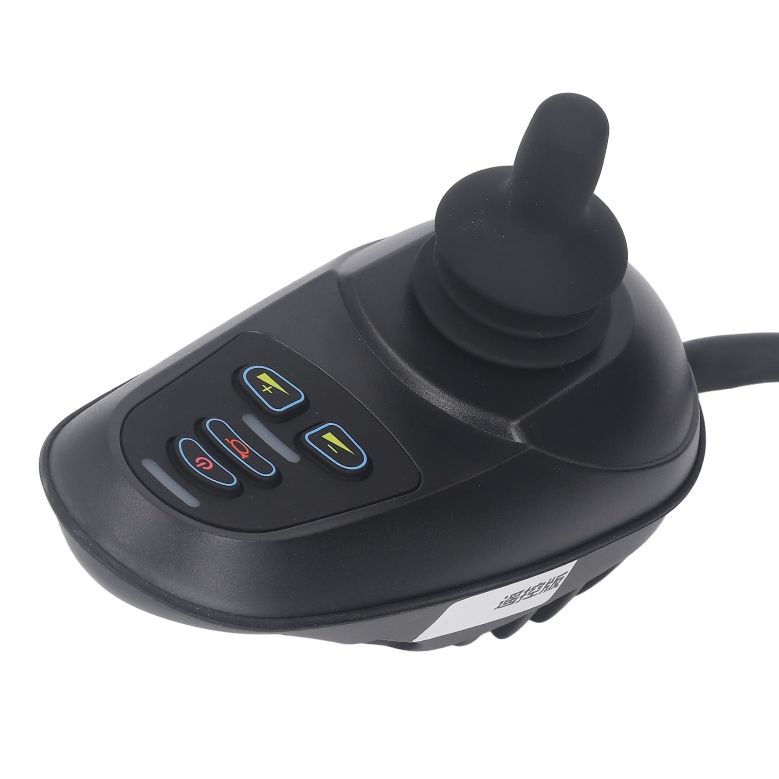 Controlador de Joystick para Silla de Ruedas Eléctrica Profesional Cepillado, Motores de CC de 50 a Y 24 V Aplicables con Conector de Freno Electromagnético, Accesorios Prácticos para Sillas de Ruedas