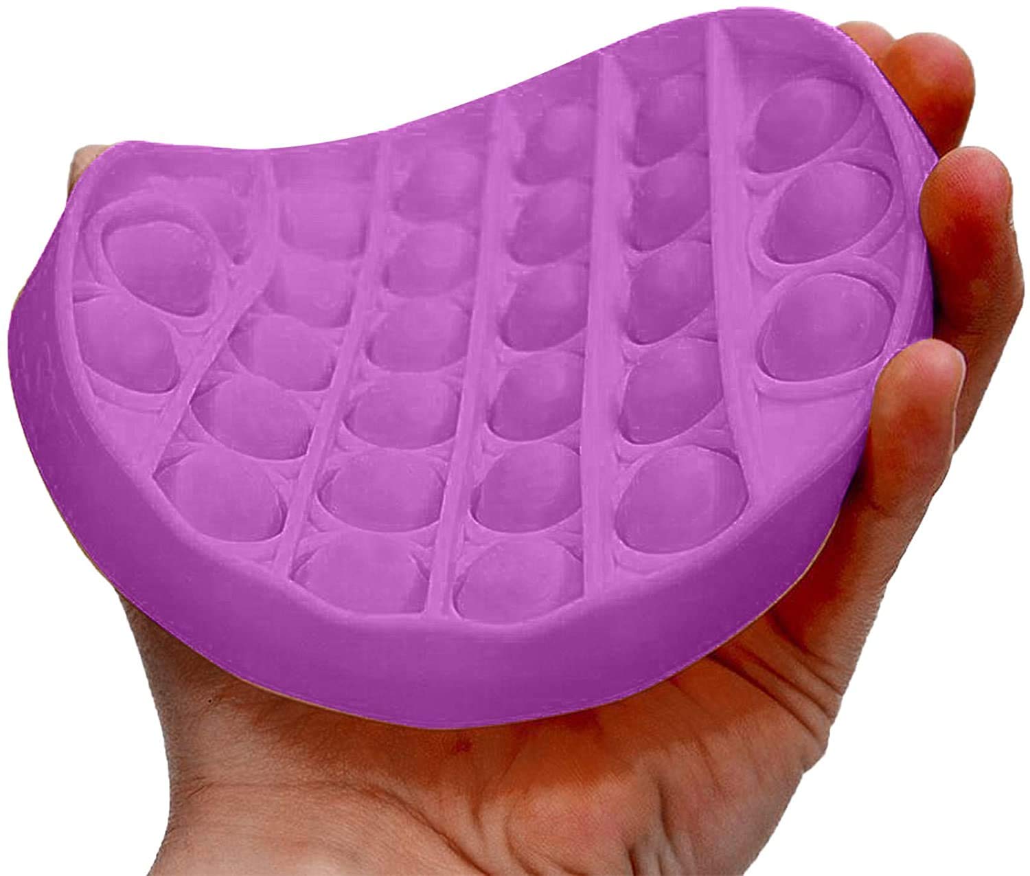 Silicone tie-dye push bubble fingertip toy, pressure reliever, squeeze sensory tool to relieve emotional stress of children and adults