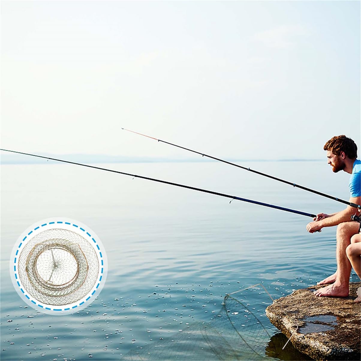 HANABASS Cesta Galleggiante Rete per e Granchi Attrezzatura per Design e Facile Trasportare