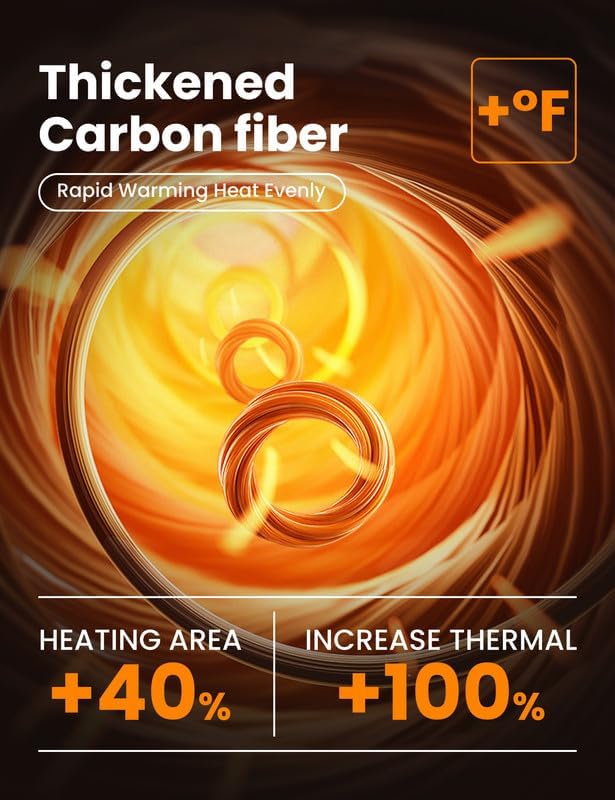 HENNCHEE Heated Insulated Bib Overalls for Women with 16000mAh Battery, Outdoor Snow bibs Warm Skiing Snowboard Pants - Image 3