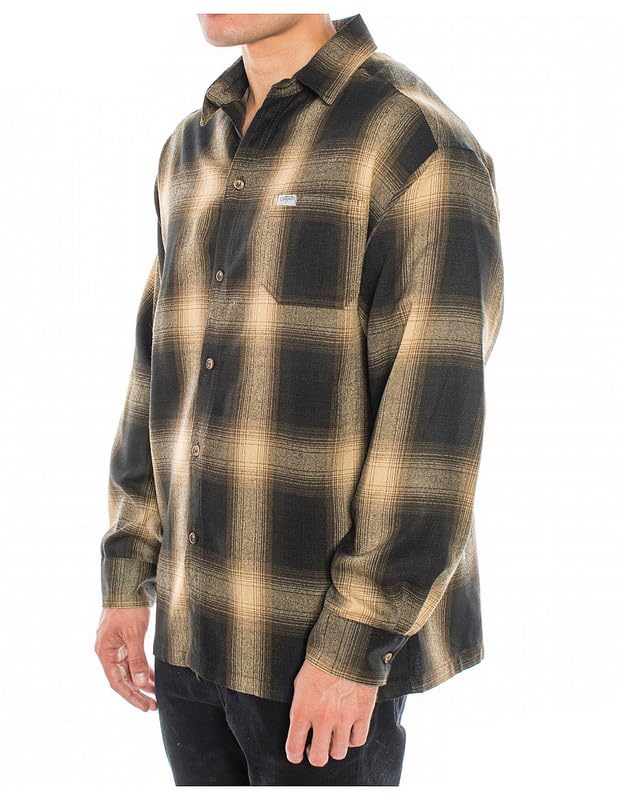 Guytalk Men's Regular-Fit Long-Sleeve Plaid Western Flannel Shirt3