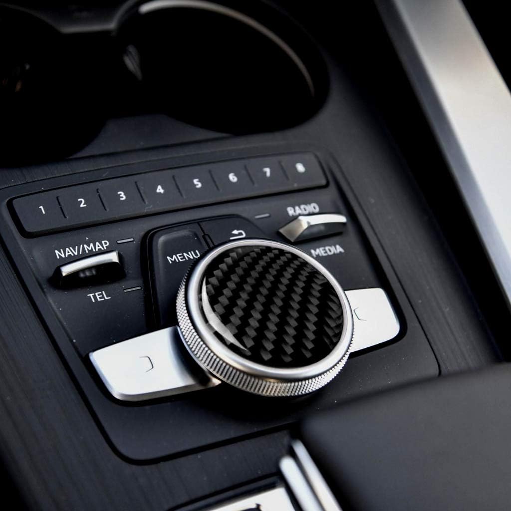 Real Carbon Fiber for Audi Accessories Center Console Multimedia image 4