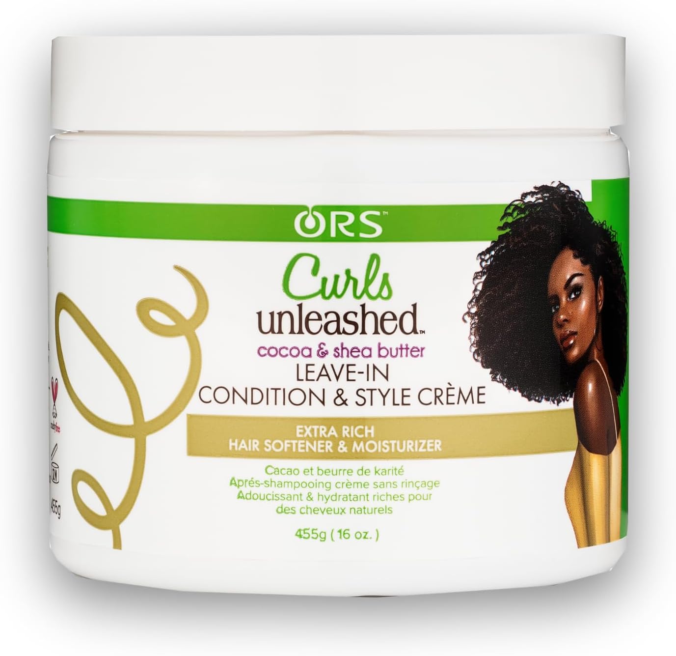Curls Unleashed Leave In Conditioner cocoa shea butter leave in condition and style creme 20oz