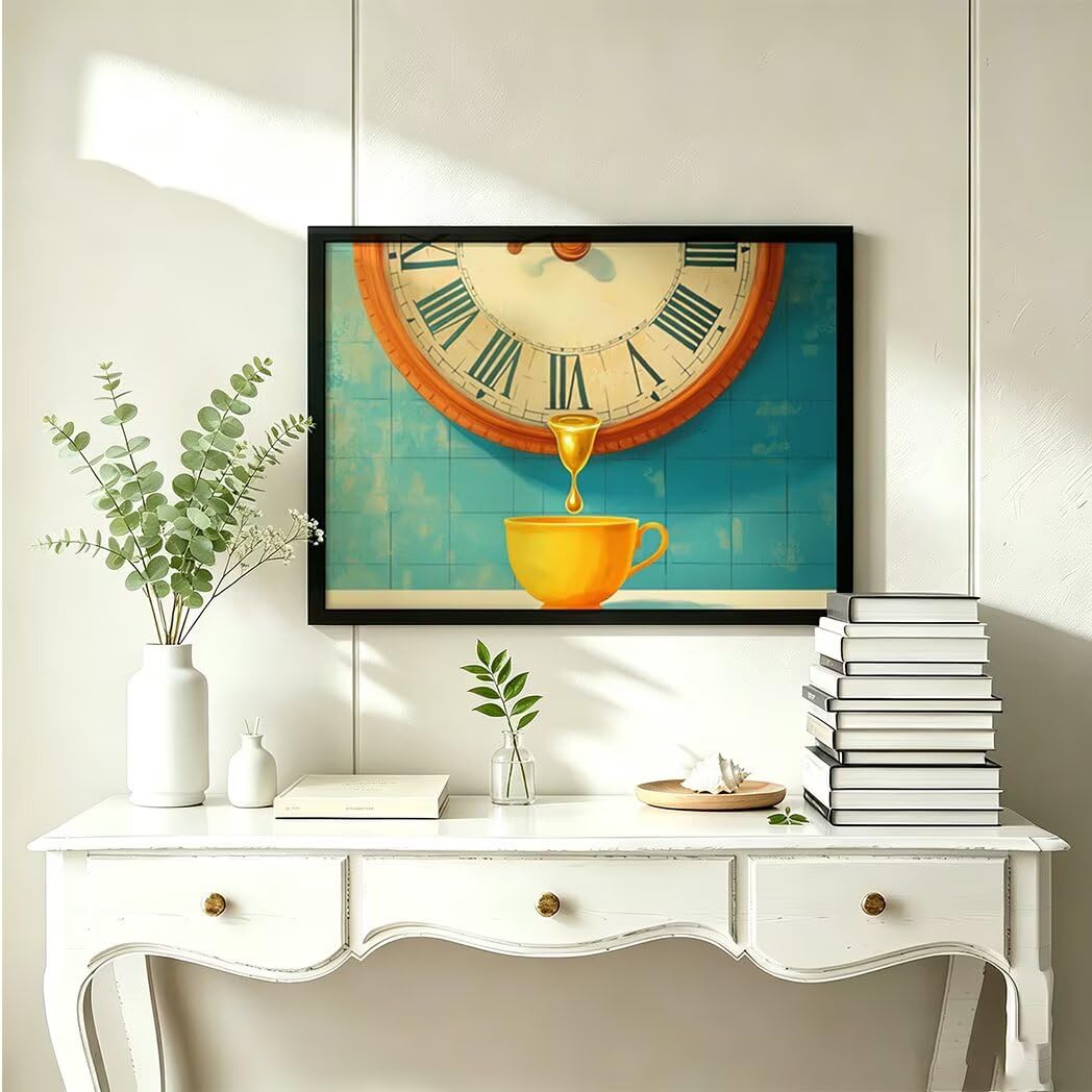 5D kwadratowy diamentowy obraz budzik 60x80cm-36089