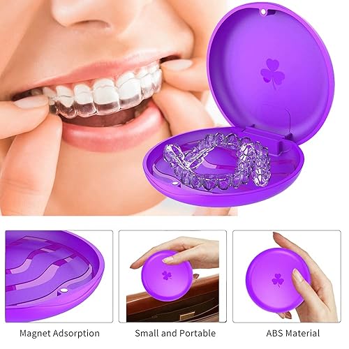 Miniatura 9 de ARGOMAX Caso del alineador, caja de retención, caja de frenos, caja de ortodoncia de 3 piezas