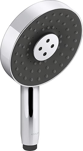 Kohler 26282-CP Statement Round Multifuntion - Ducha de mano de 2,5 gpm, cromo pulido