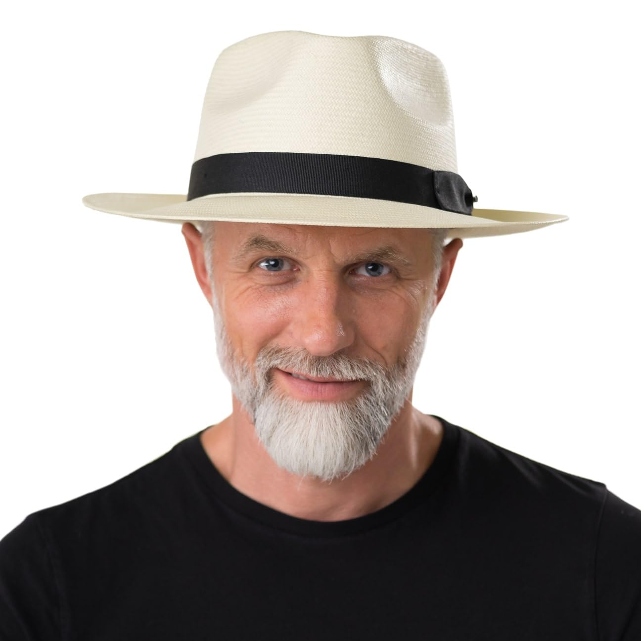 Stetson Cappello Bogart Telida Toyo Uomo Donna Fedora Nastro Gros-Grain Paglia Primavera Estate
