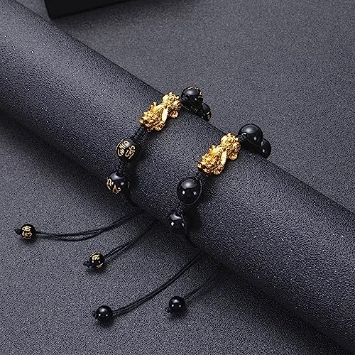 Bracelet pierre naturelle couples ajustable 18 cm suspendu - 4