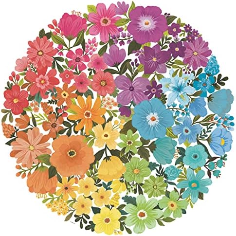 Ravensburger Puzzle Circle Of Colors Flowers 500 Teile Puzzle Multicolour 5 Inches 52 Cm Diameter When Complete Amazon Com Au Toys Games