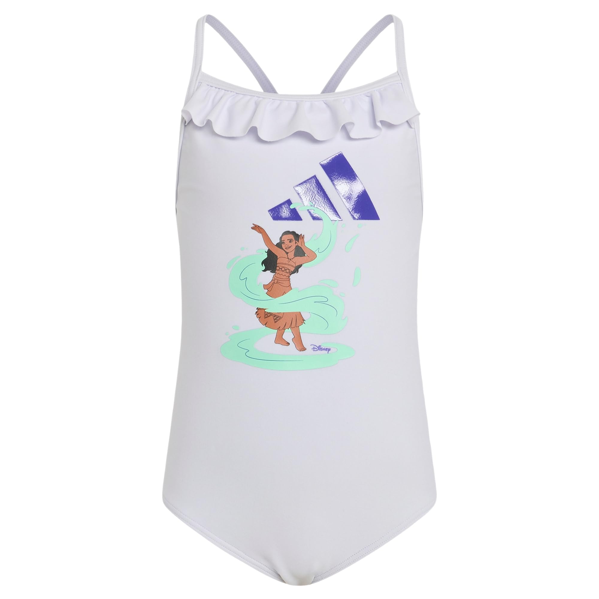 adidas Girl's Disney Swimsuit Kids Swimwear, Frozen Purple, 3-4 Years