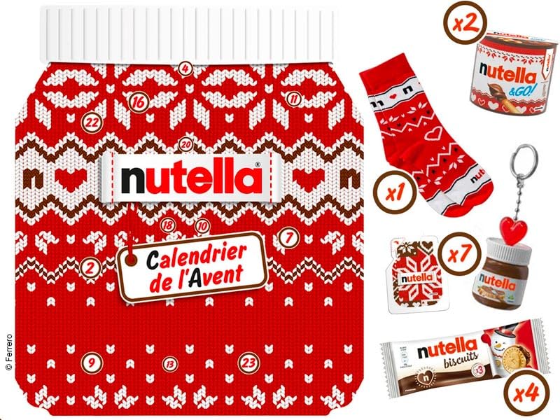 Calendario de Adviento N.U.T.E.L.L.A. 528g