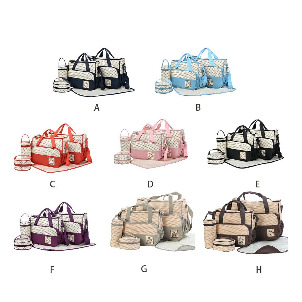 BEALIFE Multifunktionale Wickeltasche – langlebig, praktisch, großes Fassungsvermögen, Trolley Wickeltaschen Sets aus Polyester, leicht zu reinigen, Khaki