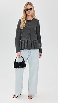 ジャケット・アウター Chesty Pearl Peplum Jacket Chesty Pearl Peplum Jacket