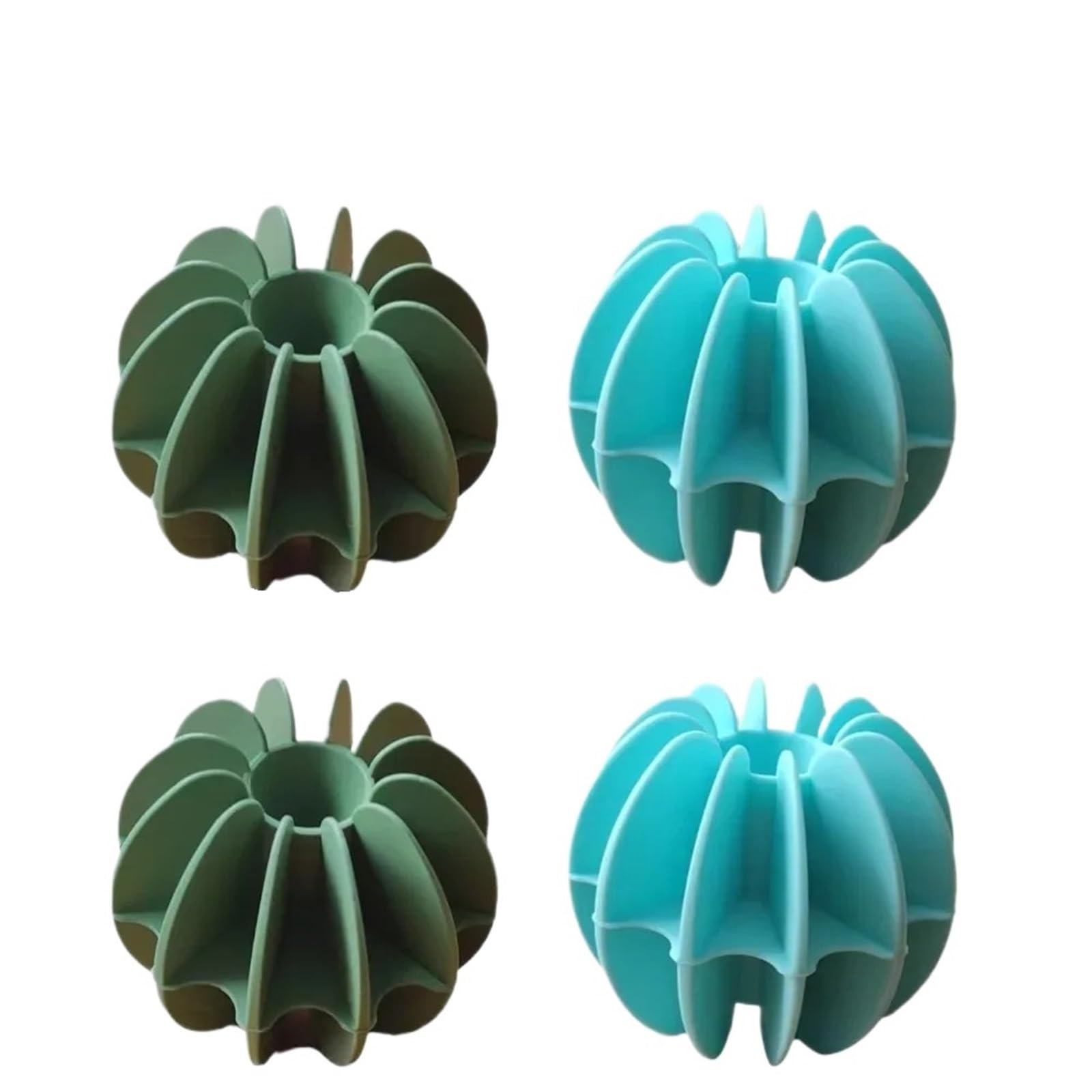 Shungong Reusable Washing Balls - 4 Pack Non-Twist Tangle-Free Laundry Balls For Delicate Clothes, Color Safe Washer Helper