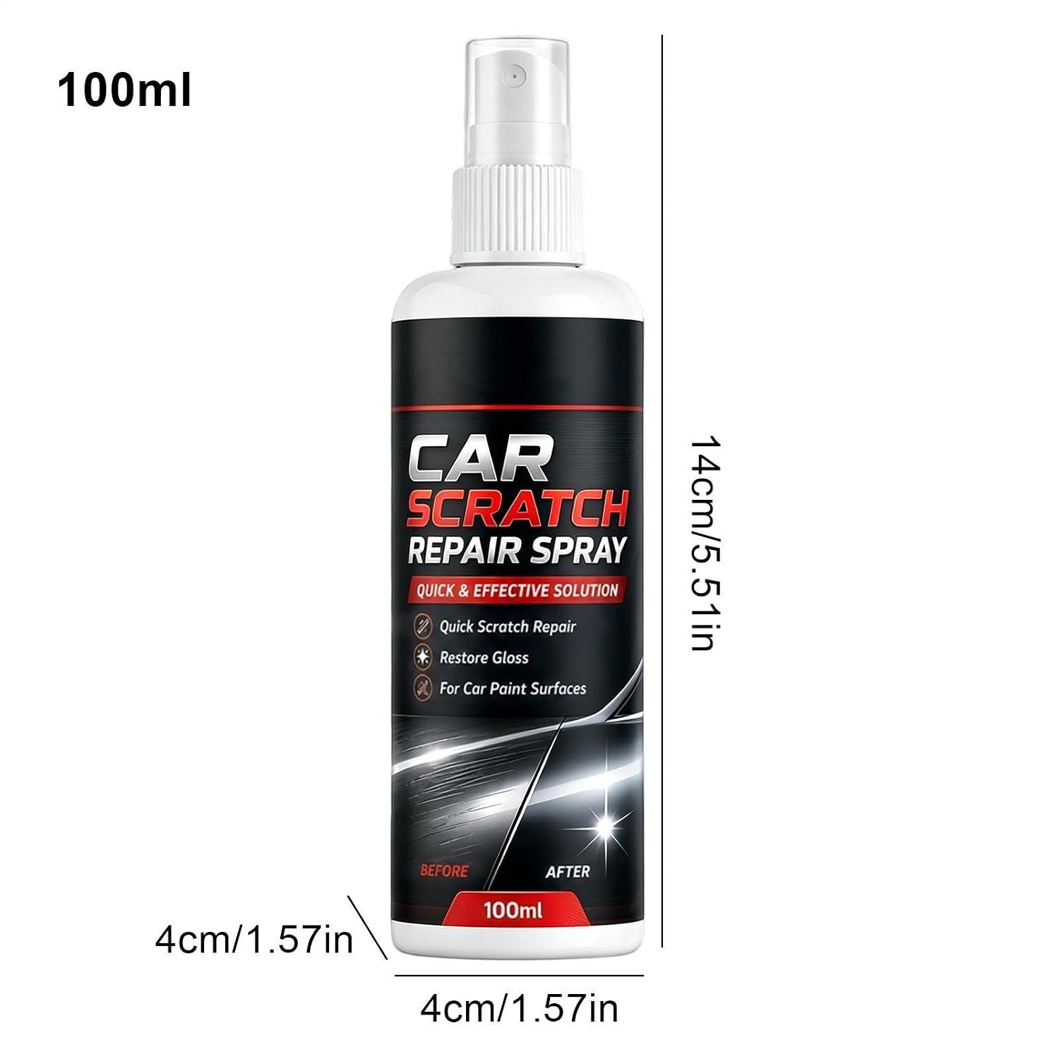Scratch Remover for Vehicles 100ml Professional Paint Gloss Restorer