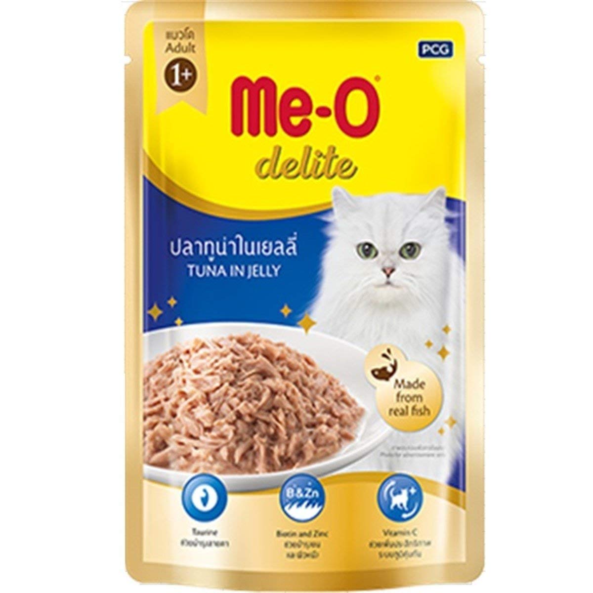 Me-O Delite Wet Food For Adult Cat, Tuna In Jelly, 80G, Pack Of 12 (B08FXR4SDM) Amazon Price History, Amazon Price Tracker
