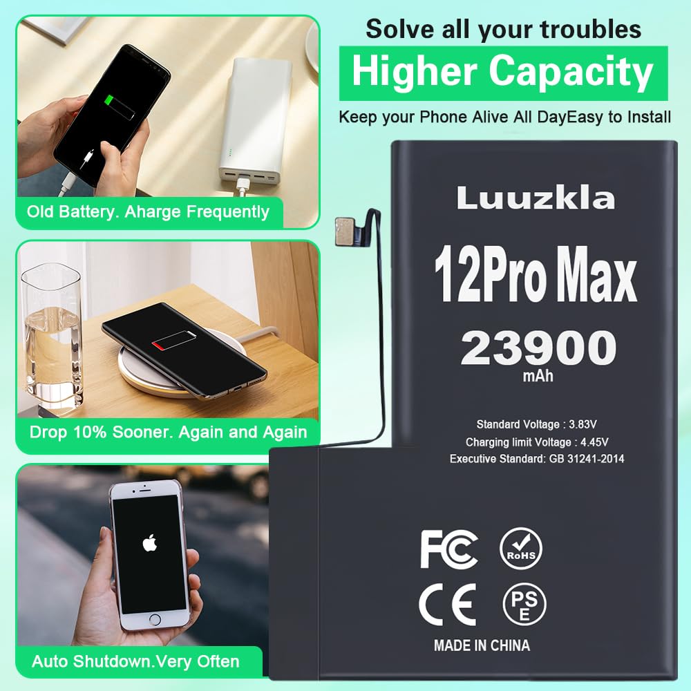 Amazon.com: Luuzkla 23900mAh (New Upgrade) Battery Compatible with
