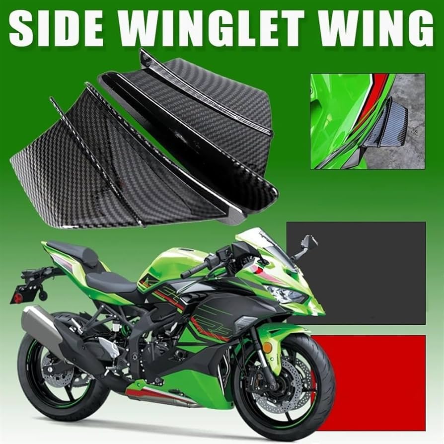 Amazon | オートバイ空力ウイングレット オートバイサイドウィング