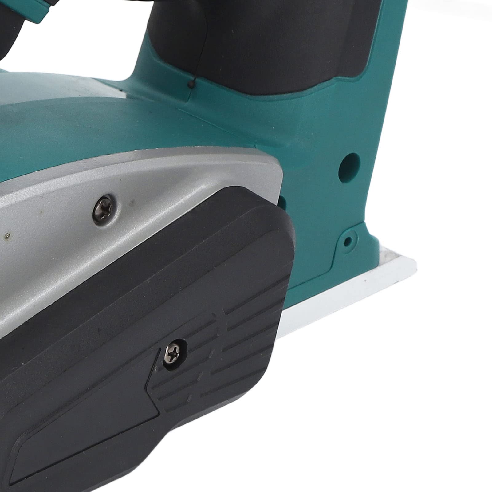 Aramox Strugarka Elektryczna Akumulatorowa, Strugarka Ręczna z ABS, 18 V, 12 000 Obr./min, szerokość 82 Mm, głębokość 3 Mm, Miękki Uchwyt, łatwe Usuwanie wiórów. Wskaźnik Poziomu Baterii do Obróbki