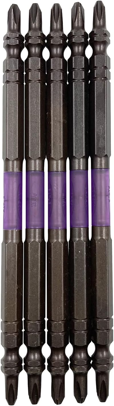 ANEX ABRS5-2130 Black Dragon Tough Bit, Slim, +2 x 5.1 inches (130 mm), Set of 5