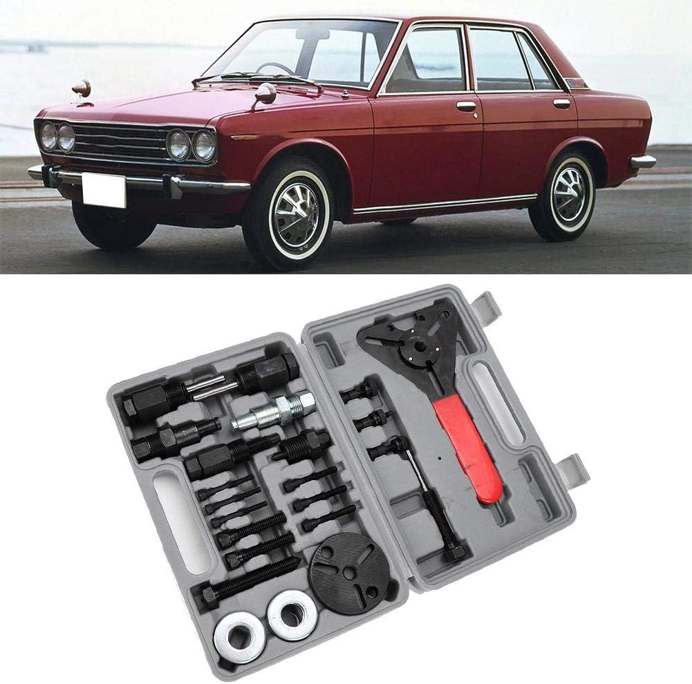 Aramox A/C Remover Tool Kit 23 Pcs Hub Puller and Installer Set Compatible with 510 508 507 709 32C 25C 17C Compressors Alloy Automotive Repair Tools for Efficient Removal