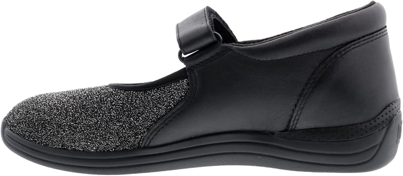 Drew Women's Magnolia Comfortable Slip-Resistant Mary Jane Adjustable Strap Flat with Arch Support