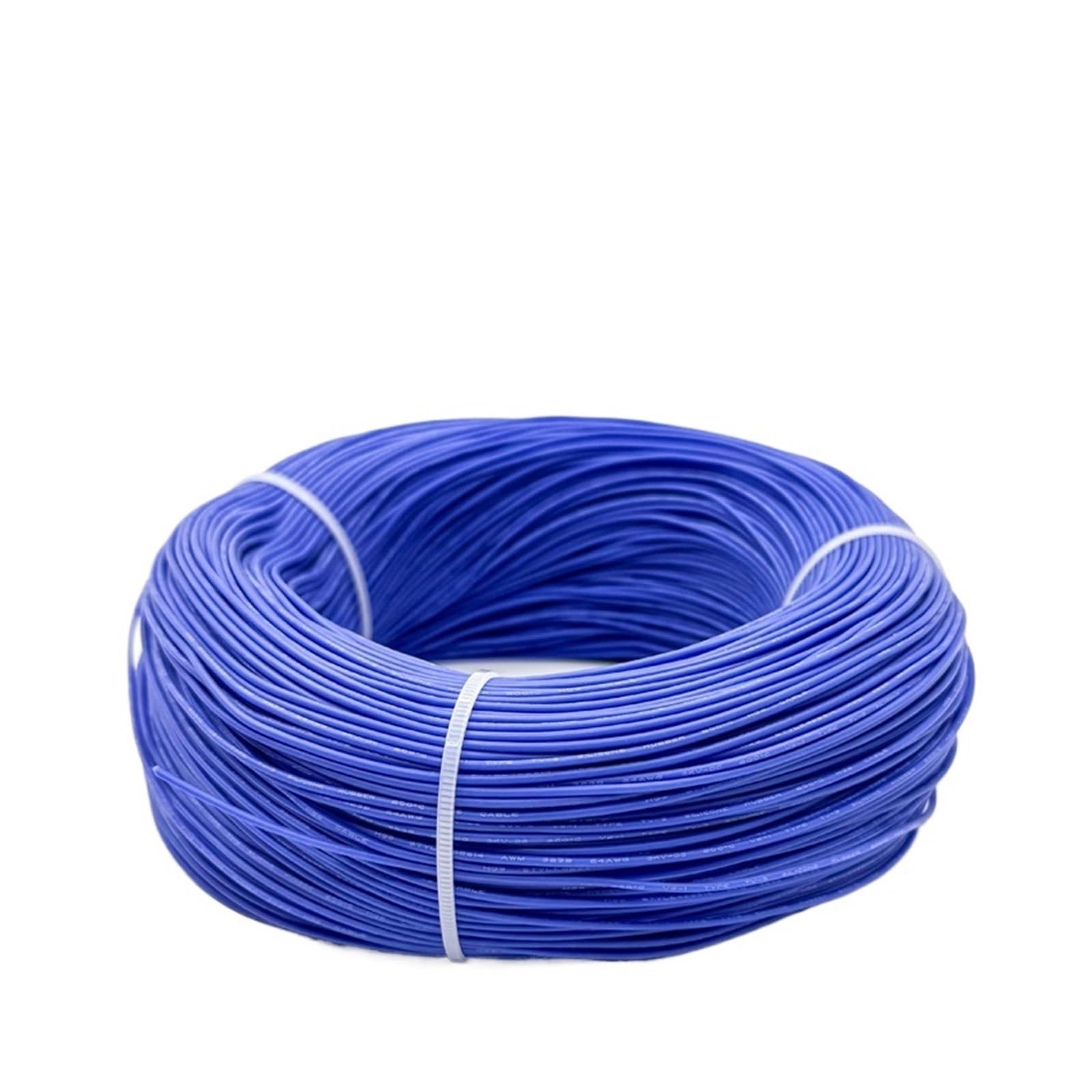 10-30m Miękka Guma Silikonowa Drut Miedziany Ocynowany 30 28 26 22 18 AWG Izolowany Elastyczny UL3135 DIY Lampa Elektronowa Kabel Oświetleniowy(Blue,30M18AWG)