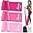 HPYGN Exercise Bands Resistance, Workout Bands for Physical Therapy, Fitness Bands for Yoga, Pilates, Rehabilitation, Stretch, Fitness, Strength Training, Resistance Bands for Working Out