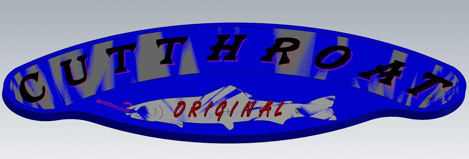 Mountain Scenery Clock Wall Mount/Fireplace Mantel. CNC Machined Finish Billet Aluminum. Made in USA by Cutthroat Original.