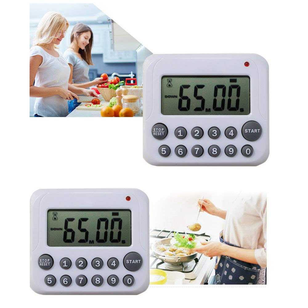 Timer Da Cucina Digitale Timer Digitale Cucina 4 Pezzi - Multifunzione Con Magnete E Allarme Forte Timer Sportivo - Foto 5