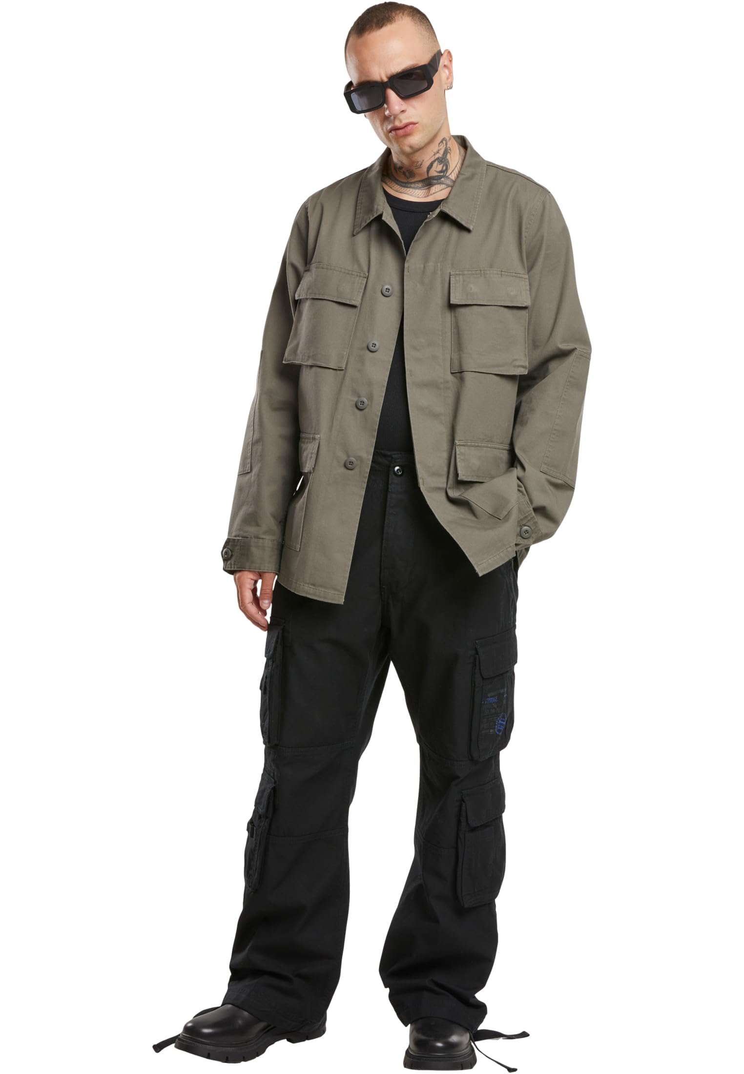 Brandit BDU Twill Jacket Uomo Giacca di mezza stagione verde oliva