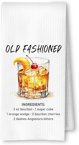 Miniatura 17 de Juego de 2 Toallas de Cocina de Vino, Regalos de Vino para Mujeres Amantes, Toallas de Platos Té Bar para Bartender Decoración de Cocina, Regalos