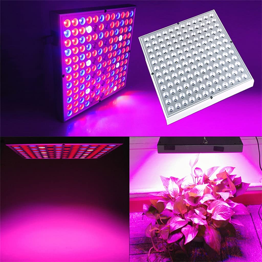 LED Grow Light para Plantas de Interior,Lámpara de Cultivo de Panel de 45W,225 LED Luces de Planta de Espectro Completo,para Invernadero,Hidroponía,Plántulas,Verduras