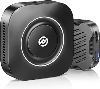 Wireless Carplay Magic Box Adapter: Upgrade Wireless Android Auto Adapter with Netflix/YouTube/World TV/Miracast/Stream Media to Your Car & TV, Wireless Carplay Dongle for OEM Wired CarPlay Car