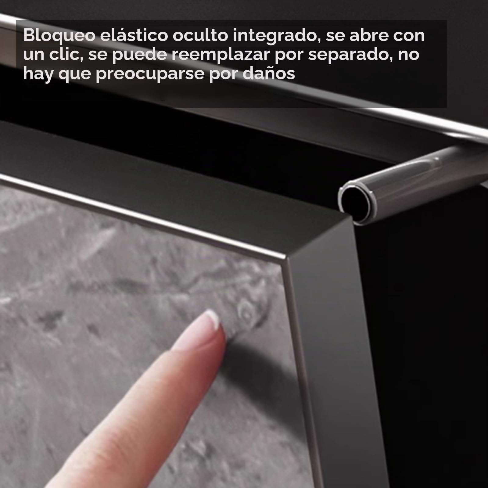 Portaescobillas empotrable oculto en la pared, nicho de ducha impermeable de acero inoxidable 304, organizador de baño que ahorra espacio con escobilla de baño con cierre elástico para renovación