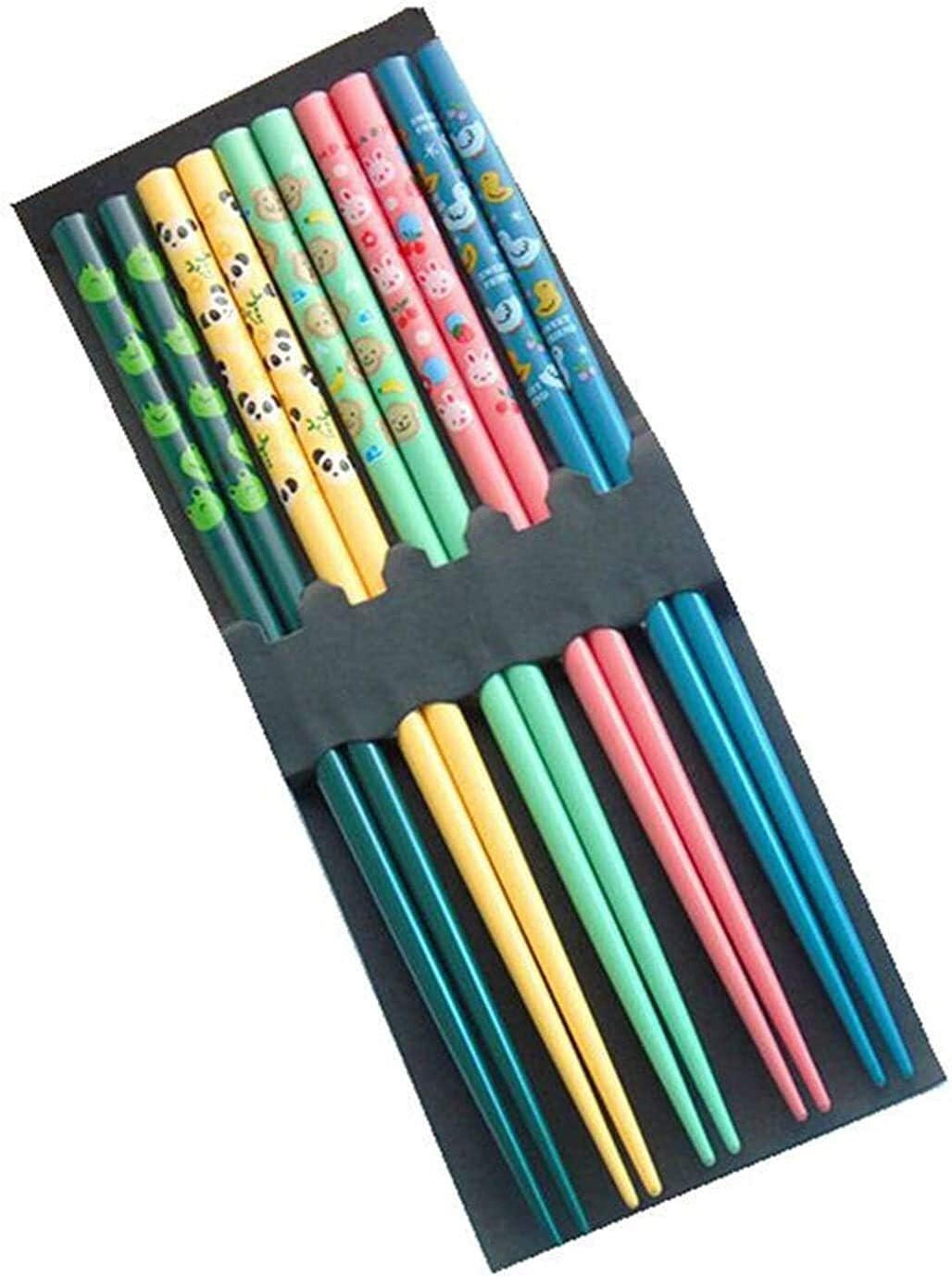 Chopsticks Premium Material Reusable Chopsticks, Reusable 5 Pairs Set