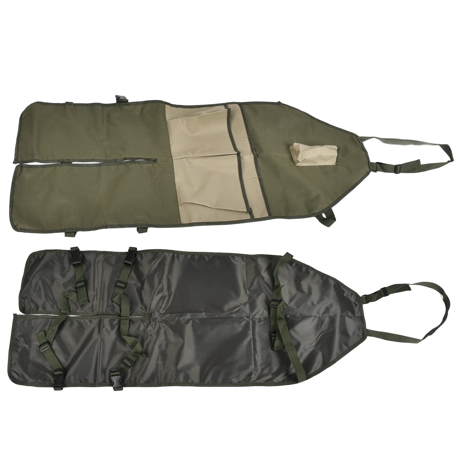 Keebgyy Garden Apron, Garden Supplies Garden Apron, Handmade Work Aprons, Leg Protection Oxford Cloth Material Regulable Buckle Waterproof Outdoor Leggings Apron for Orchard Picking, for Men