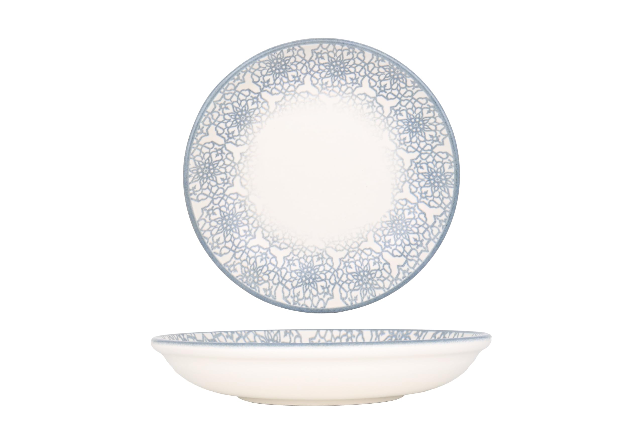 Kütahya Porselen Juegos de vajilla (Medium) - Casa Blue - 24 piezas - 6 Personas - Porcelana