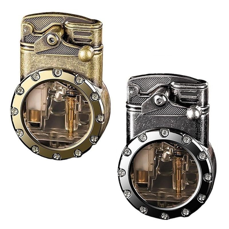 Encendedor Vintage Butano Doble Llama Pack x2 miniatura 1