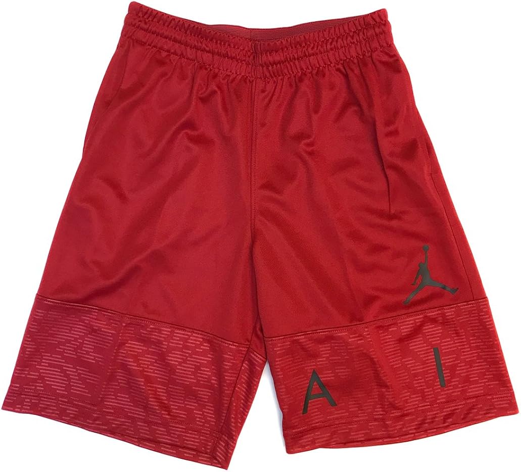 red jordan basketball shorts